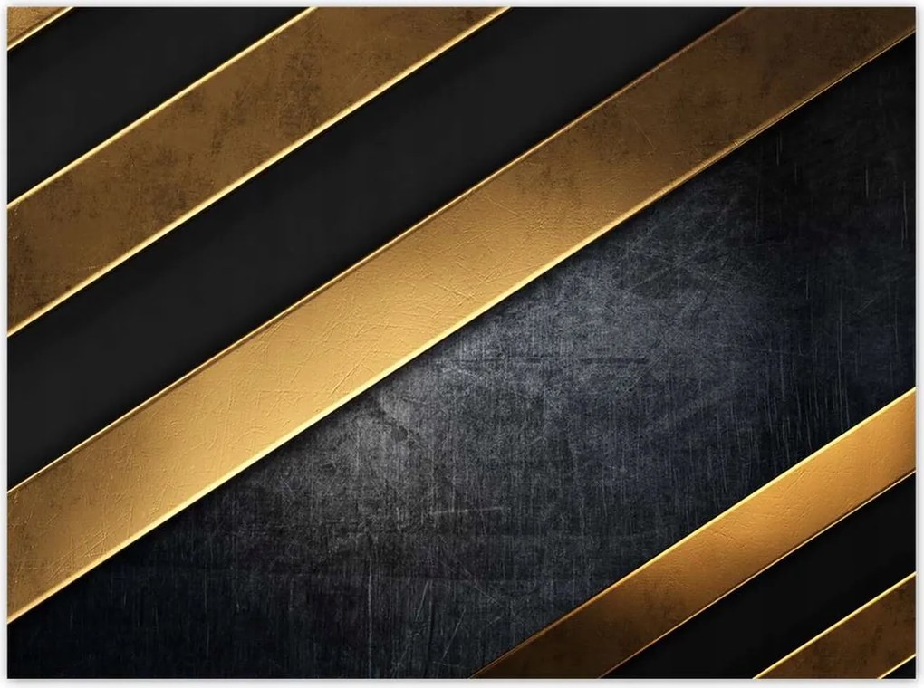 Poszterek 135x100 Arany csíkok