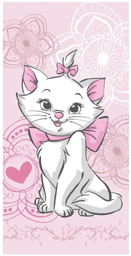 Disney Marie Aristocat fürdőlepedő, strand törölköző 70x140cm