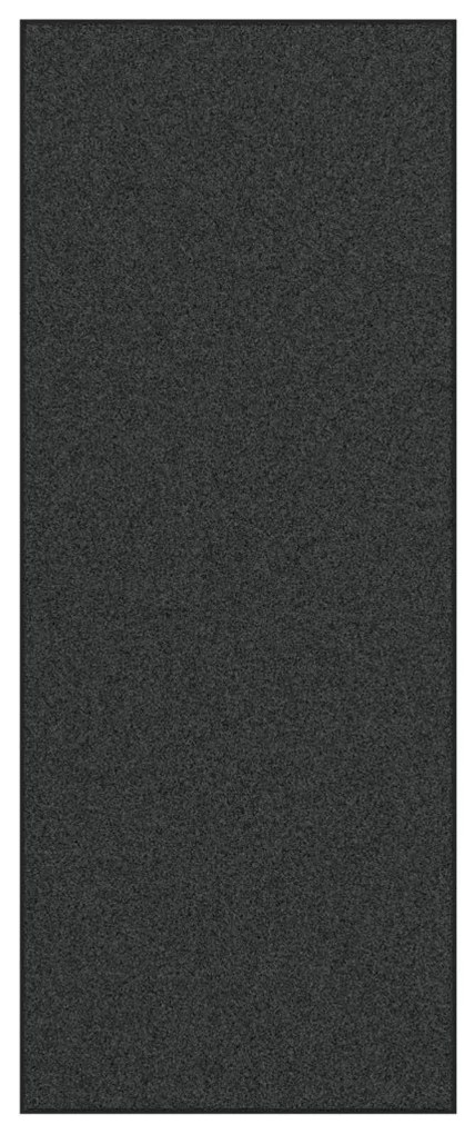 Négyszögletes lábtörlő antracit 120x300 cm