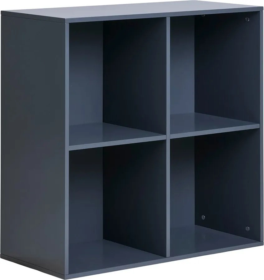 Sötétszürke fali könyvespolc 30x69 cm Horne – House Nordic