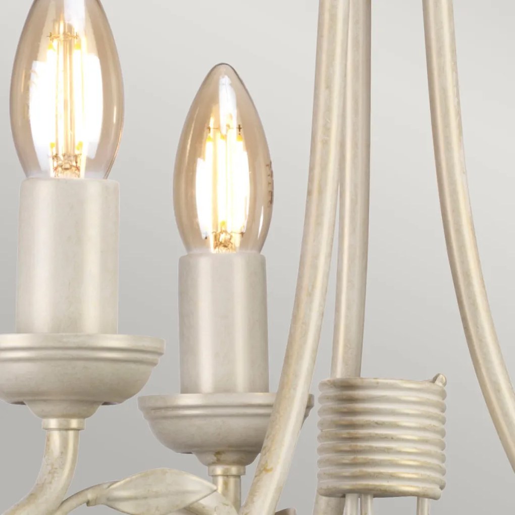 ELSTEAD OV3-IVORY-GOLD OLIVIA Provence Csillár Fehér, Ekrü, Arany E14 IP20