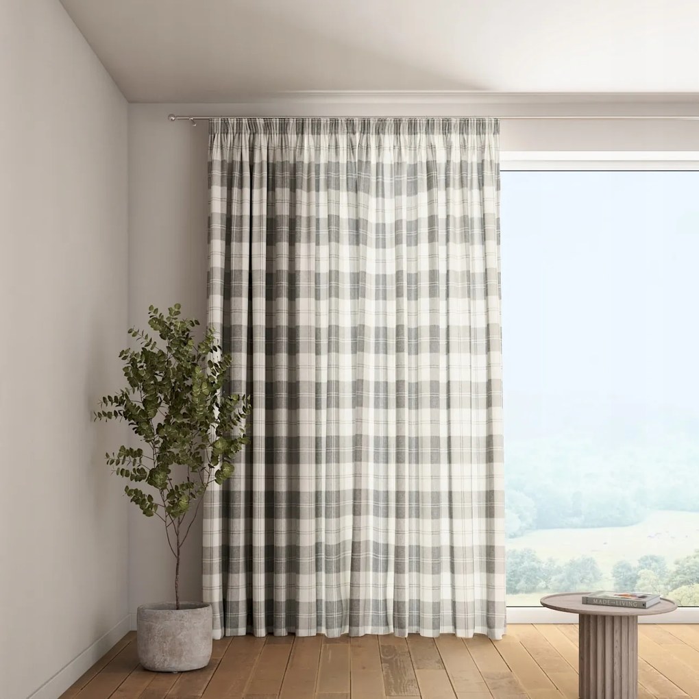 Dekoria Függöny ráncoló szalaggal 1 db 130x260cm fekete