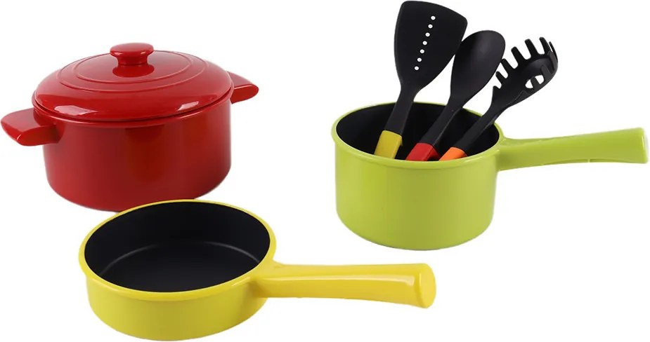 Edénykészlet játékkonyhába 10 darab