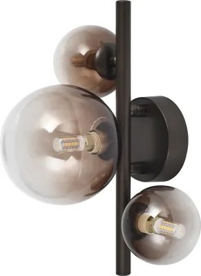 Brilagi - LED fali lámpa MILLA 3xG9/3W/230V barna/füstös barna