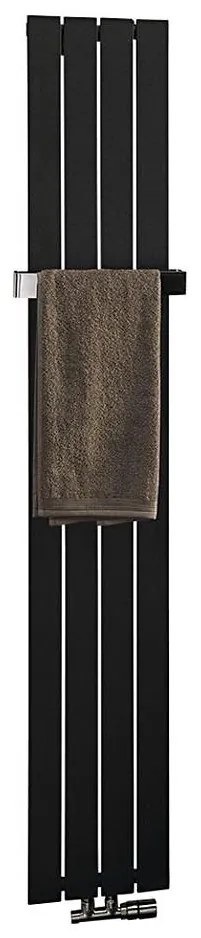Sapho - Fürdőszobai radiátor COLONNA 614W230V 29x180 cm fekete