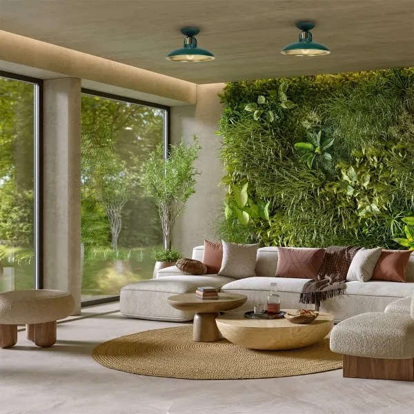 Brilagi - LED Felületre szerelhető csillár  FLAMENGO 1xE27/60W/230V zöld