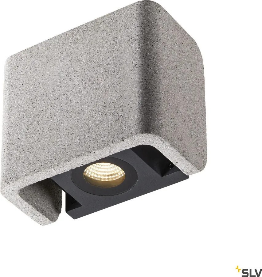 SLV 1003470 MANA Modern Kültéri Fali Lámpa Szürke LED IP65