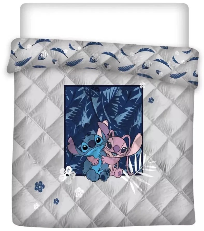 Disney Lilo és Stitch, A csillagkutya steppelt ágytakaró, paplan 240x220cm