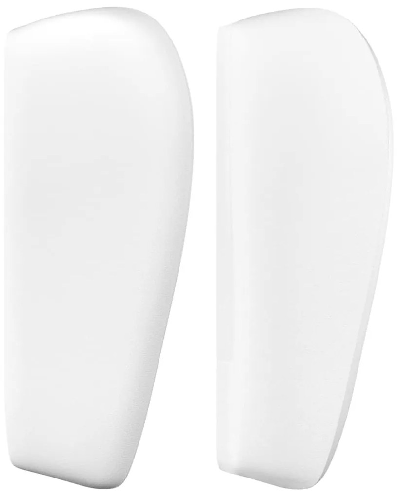 fehér műbőr szárnyas fejtámla 203x23x78/88 cm