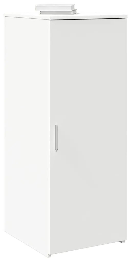 fehér, rétegelt fa tárolószekrény 40 x 45 x 103,5 cm