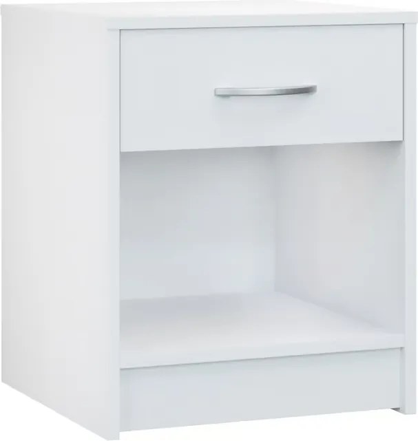 Casaria® Hamburg éjjeliszekrény - fehér