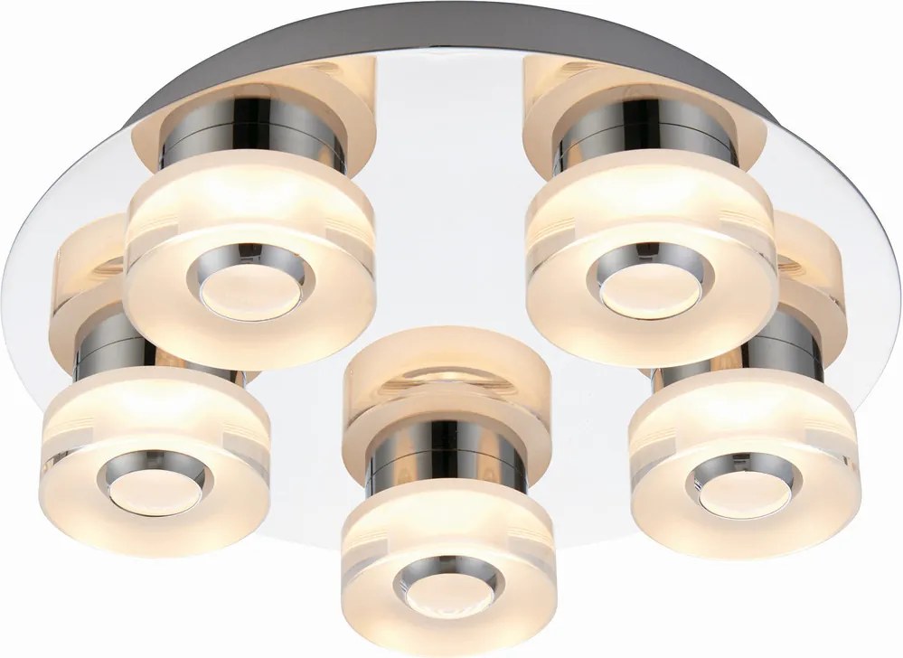 Endon RITA 68913 Süllyesztett mennyezeti lámpa 5x6W/LED RGB/3000K 925LM IP44