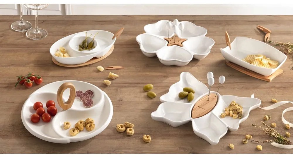 Porcelán szervírozó tál ø 28,5 cm Stuzzica – Brandani