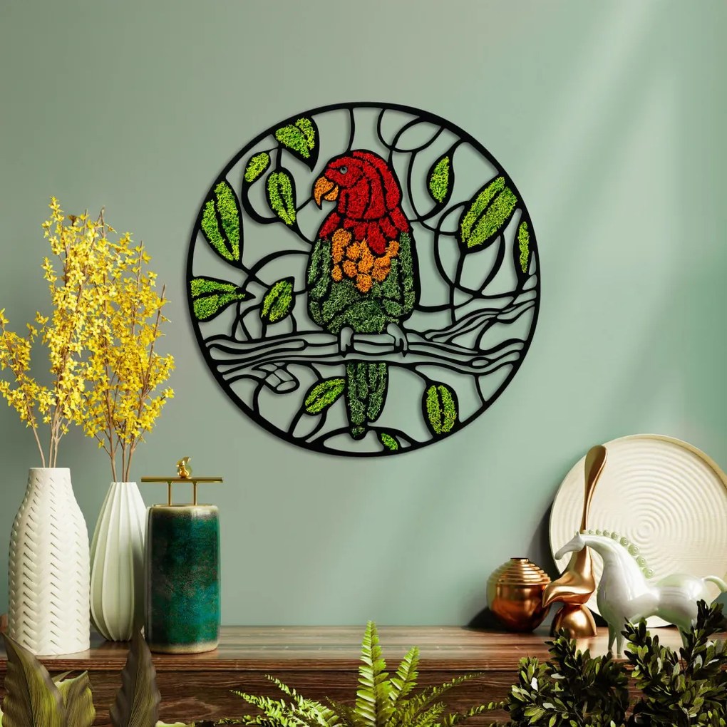 Moss fali dekoráció, 46×46 cm