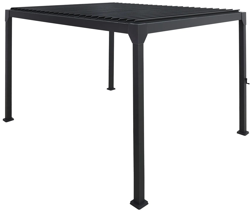 Solux pergola 3x3 m antracitová