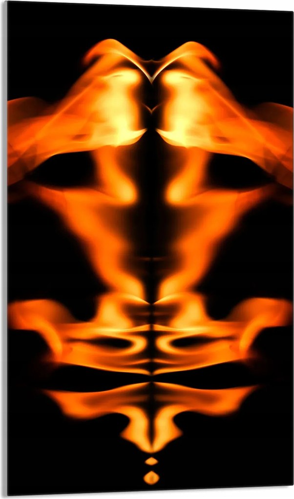 Üveg Vágódeszka 30x52 Tűz a Konyhában