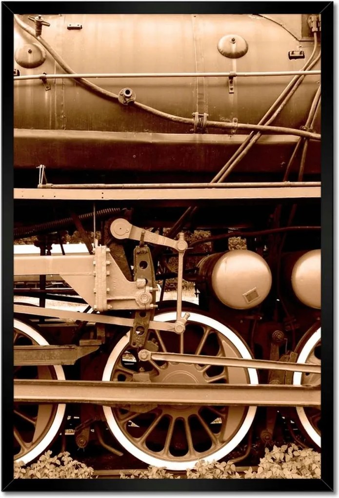 Poszterek keretben 40x60 Mozdony meghajtás