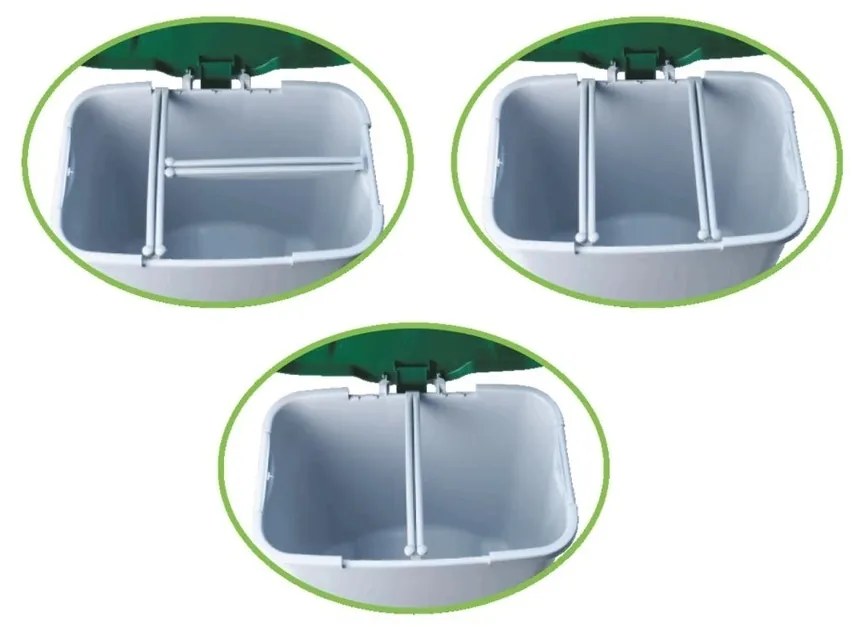 Denox Ecologic pedálos kuka 50 l , kék