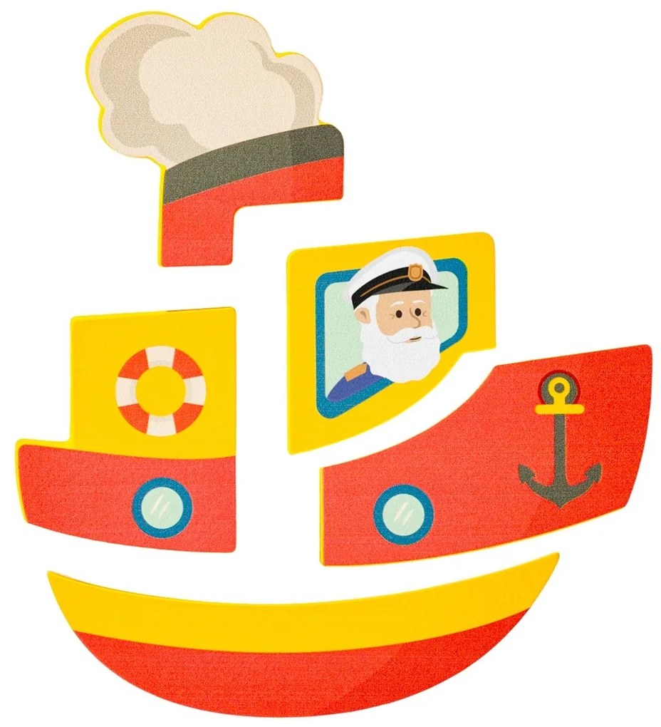 Woody Puzzle baba csónak