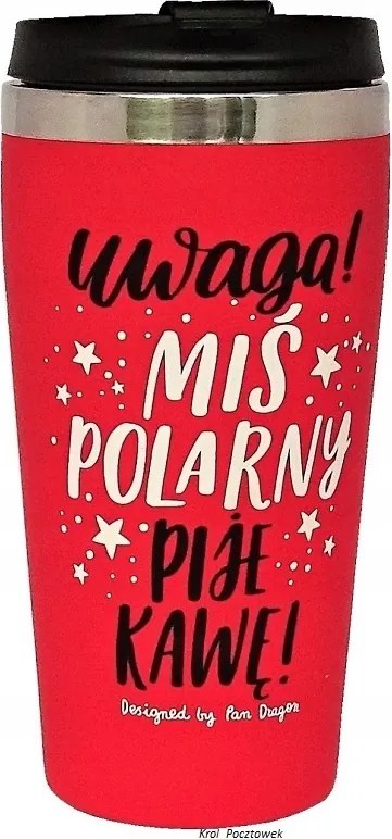 Termo Bögre Jegyzet Jegesmedve Kávét Iszik Gdańsk