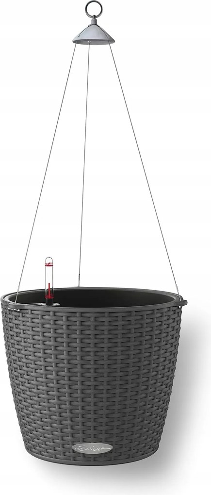 Függő kaspó Lechuza Nido Cottage 28 önöntöző Gránit