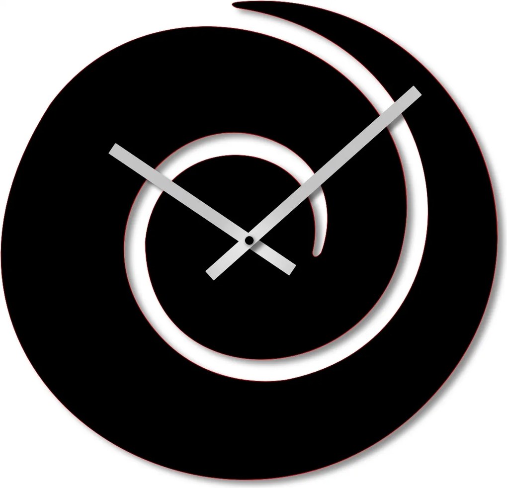 Falióra 60cm Fa Falióra Fekete Geometrikus Modern