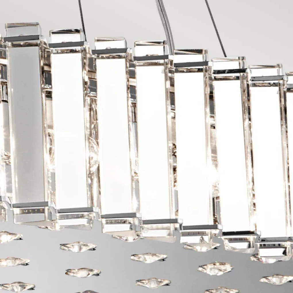 Kichler CRYSTAL SKYE KL-CRYSTAL-SKYE-I-L Függőlámpa 12x3,5W/G9 320LM IP44