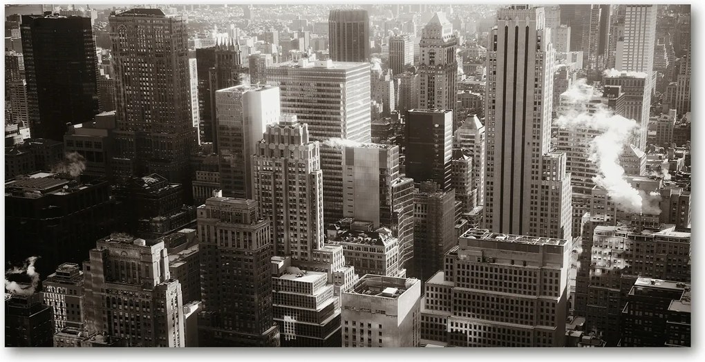 Fotó vászonkép edzett üveg New York 140x70