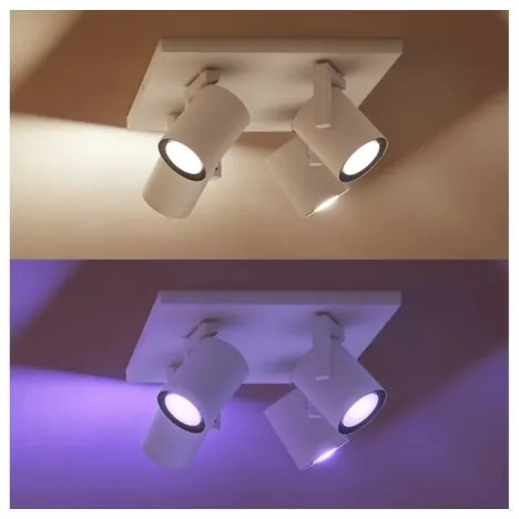 Philips - LED RGBW Dimmelhető spotlámpa Hue ARGENTA 4xGU10/4,2W/230V