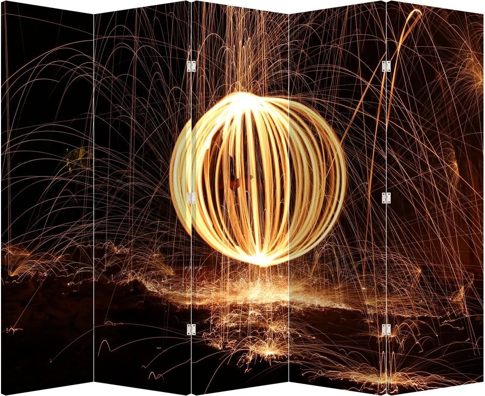 Paraván - Fénygolyók (210x170 cm)