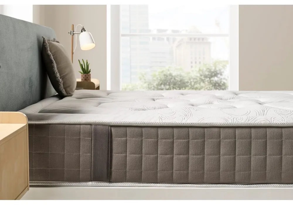 Kemény-közepes keménységű kétoldalas hőszabályozó hab matrac 90x200 cm HEXAFLEX GEL – Moonia