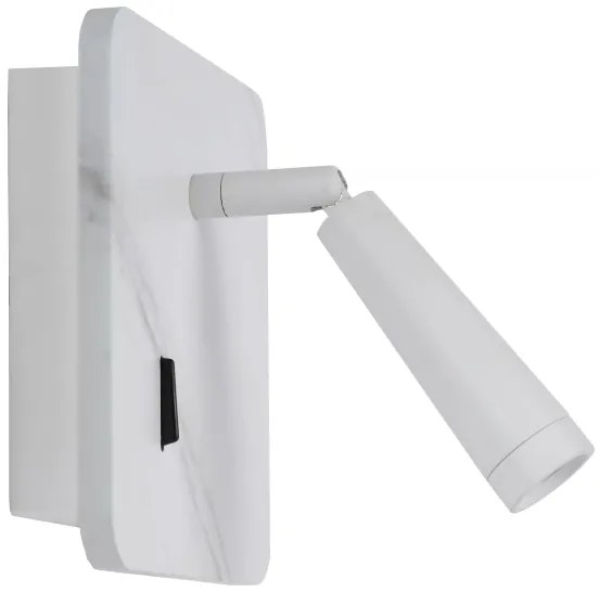 Lucide 77282/03/31 - LED Fali spotlámpa OREGON LED/4W/230V USB fehér