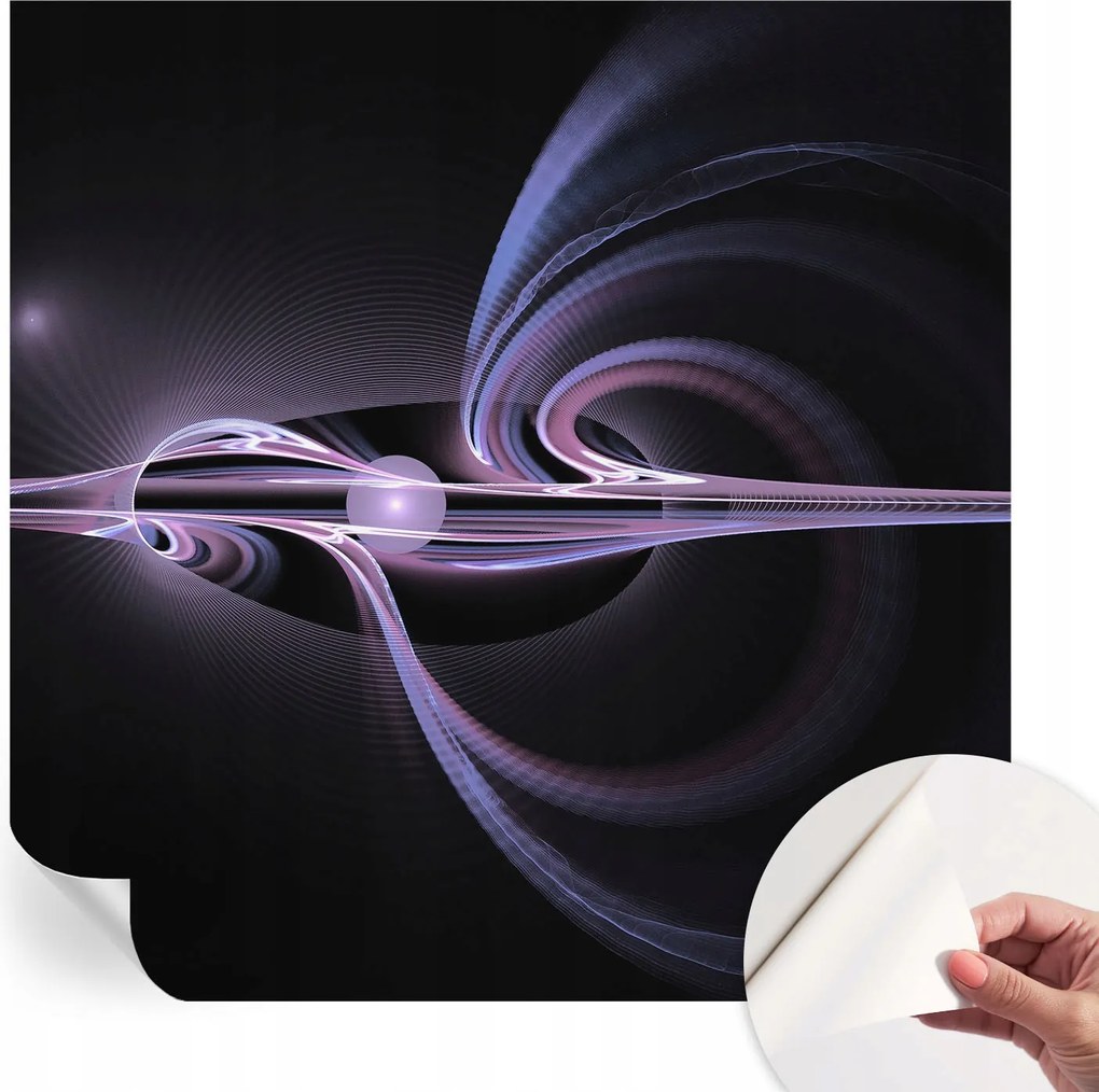 Öntapadós fotótapéta Egyszerű összeszerelés Kozmikus absztrakt 250x250 cm