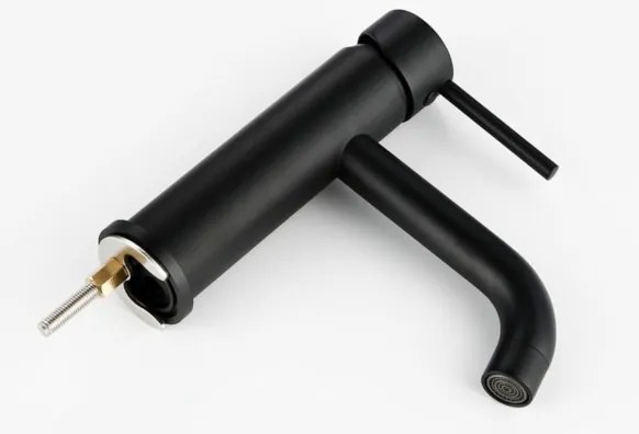 REA-B4102 - LUNGO mosdócsaptelep, 16,5 cm, fekete