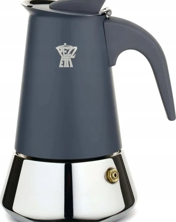 Pezzetti Steelexpress indukciós acél kávéfőző kapacitás 4 tz 200 ml