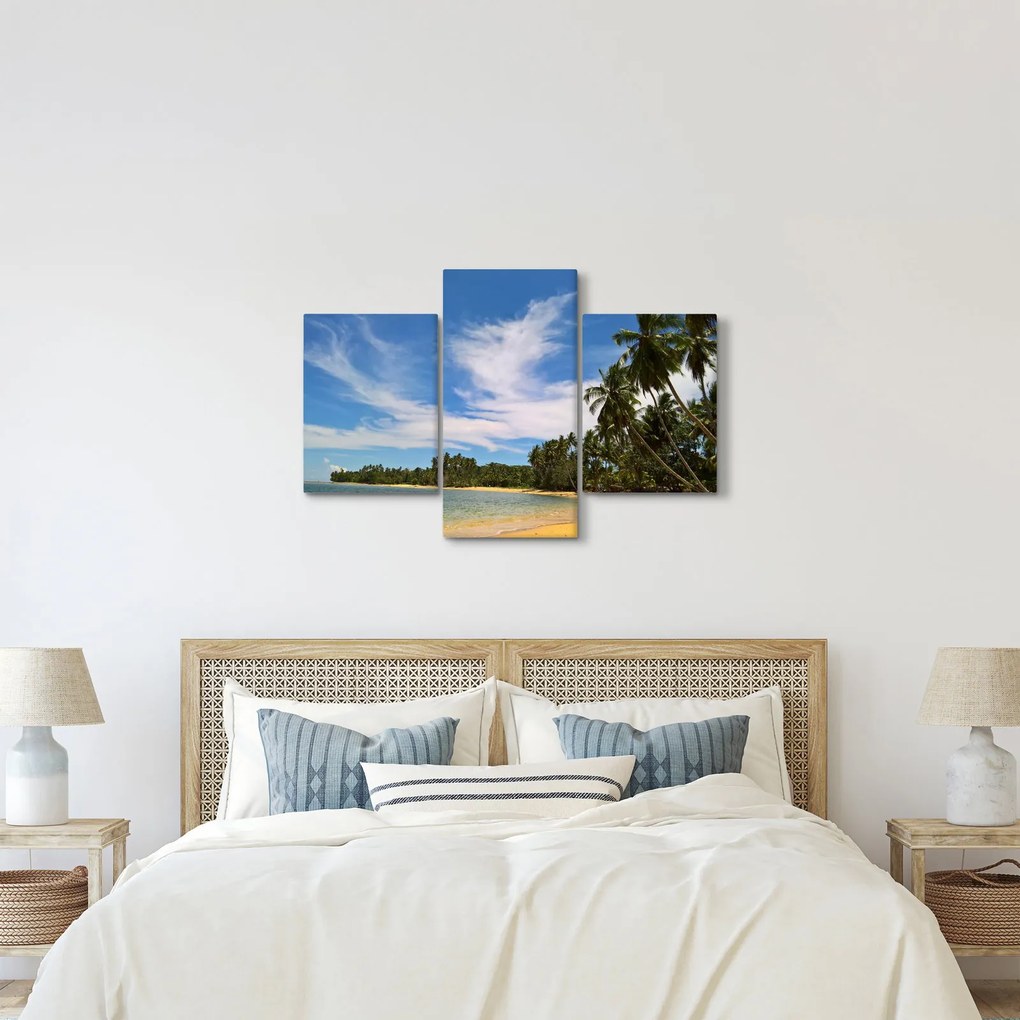 Kép a strandról (90x60 cm)