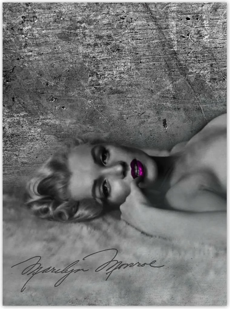Poszterek 100x135 Rózsaszín Marilyn Monroe