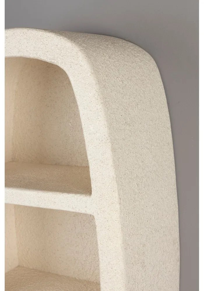 Krémszínű többszintes fali polc 23 cm Veda – Dutchbone