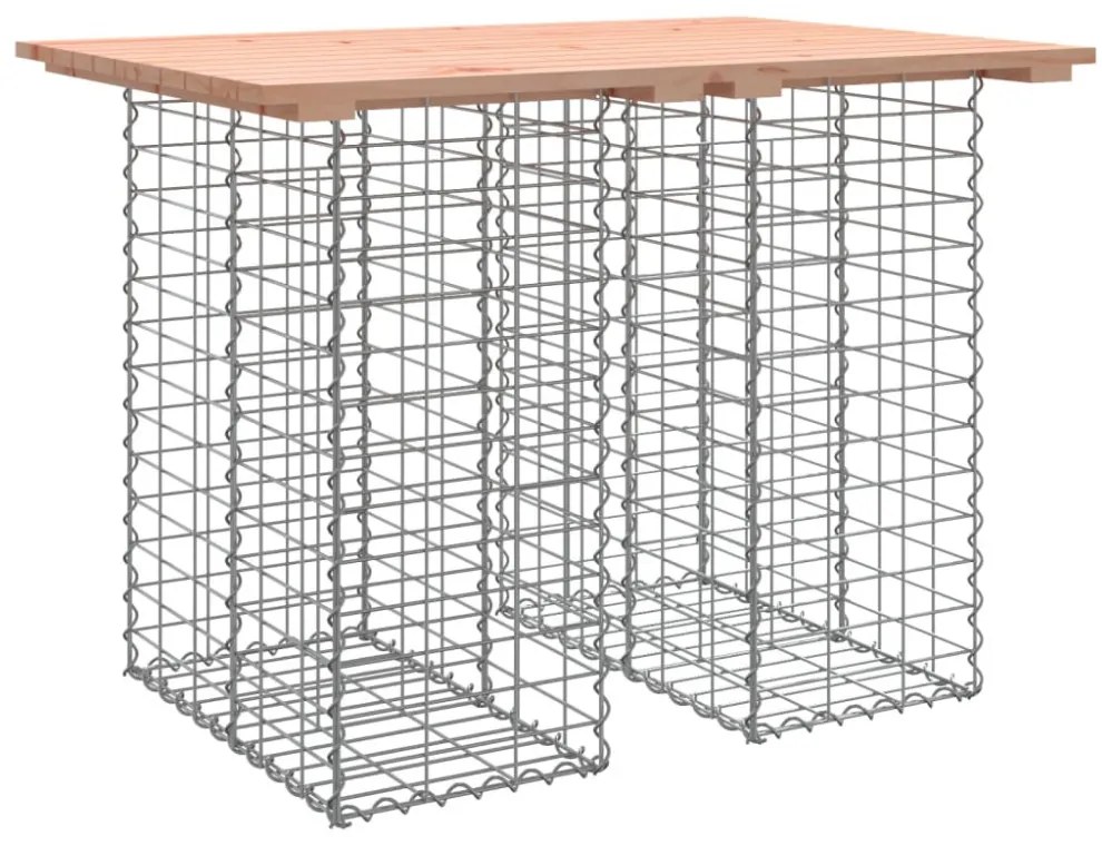 tömör duglászfenyő gabion kerti pad 100x70x72 cm
