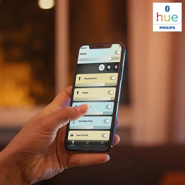 Philips Hue ENRAVE XL LED 48W 230V fekete dimmelhető mennyezeti lámpa + DO