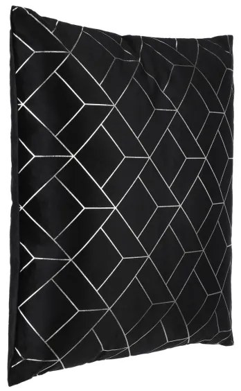 Eglo 420075 - Dekoratív párna SINGU 45x45 cm fekete/ezüst