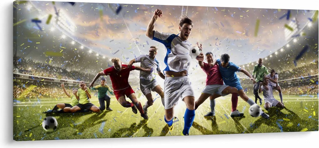 Kép - futball (120x50 cm)