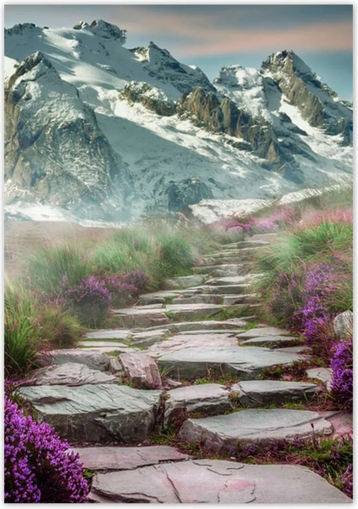 Poszterek 70x100 Hegyi táj Tájkép