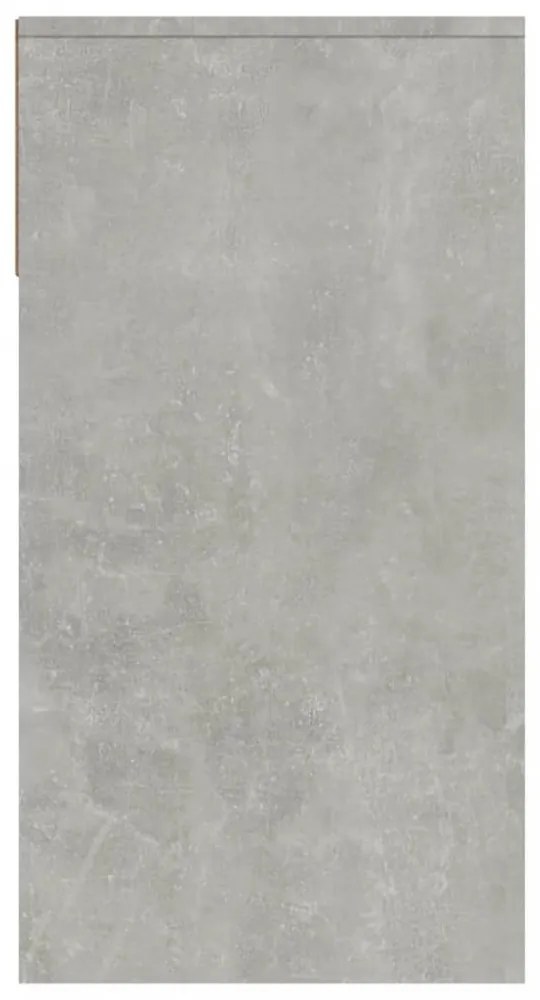betonszürke szerelt fa dohányzóasztal 100 x 39 x 75 cm