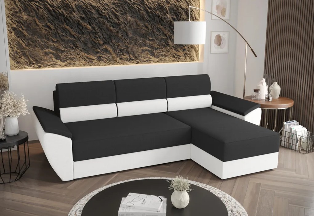 MIA ágyazható sarok ülőgarnitúra, 251x88x140, rainbow 27/rainbow 18