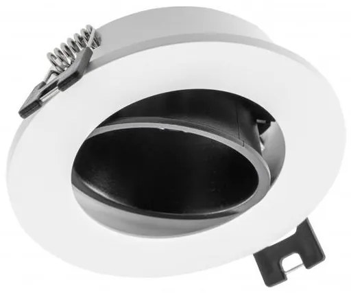 Lámpa Mennyezeti lámpatest LINTO, IP20, Ø90x29mm, kör, fehér/fekete