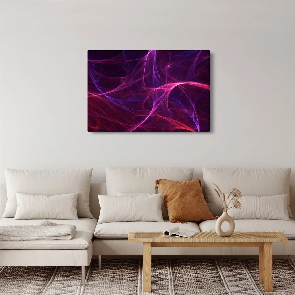 Absztrakt görbék képe (90x60 cm)