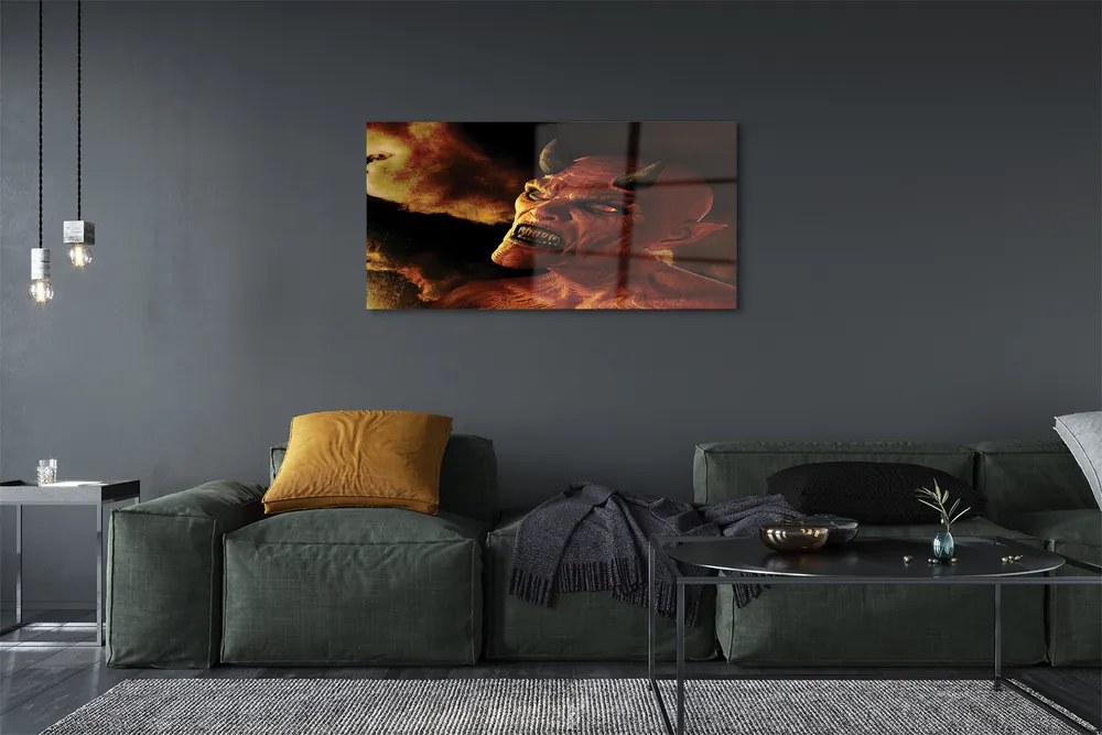 Üvegképek Ördög 120x60cm