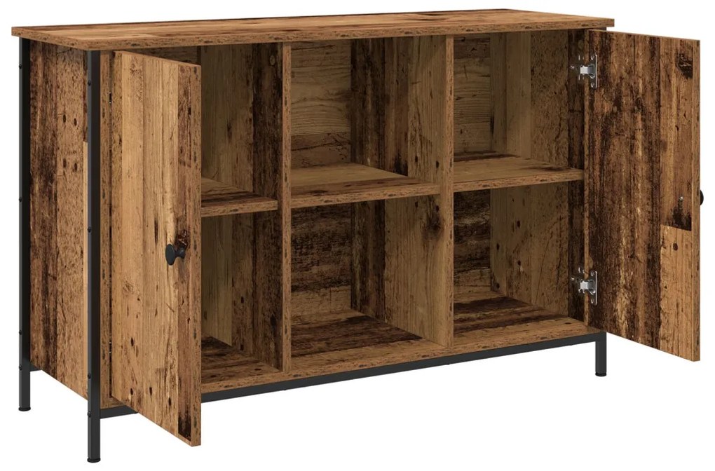 TV Szekrény Artisan Tölgy 101x35x65 cm Műanyag és Acél
