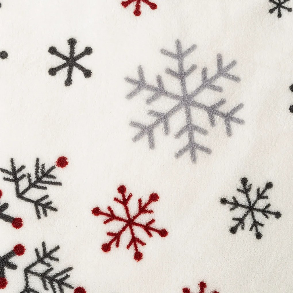 4Home Snowflakes gyapjú hatású pléd, 150 x 200 cm